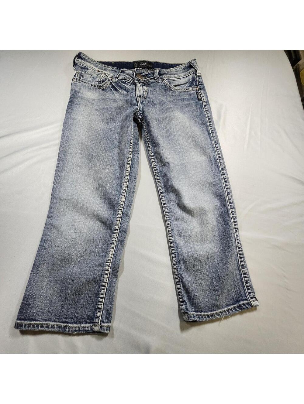Silver Mckenzie Capri Jeans